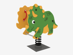 Schaukelstuhl eines Kinderspielplatzes Dinosaurier (6110)
