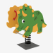 3d модель Качалка детской игровой площадки Динозавр (6110) – превью