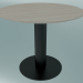 modèle 3D Table à manger In Between (SK11, Ø90cm, H 73cm, Noir mat, Chêne teinté blanc) - preview