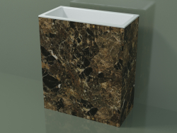 Freestanding washbasin (03R146101, Emperador M06, L 72, P 36, H 85 cm)