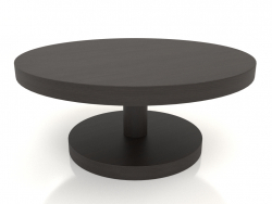 Coffee table JT 022 (D=800x350, wood brown dark)