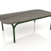 3d model Coffee table (Bottle green, DEKTON Radium) - preview