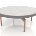 3 डी मॉडल गोल कॉफी टेबल Ø90x36 (एन्थ्रेसाइट, डेकटन क्रेटा) - पूर्वावलोकन