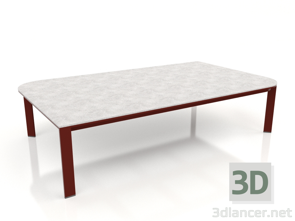 3 डी मॉडल कॉफ़ी टेबल 150 (वाइन रेड) - पूर्वावलोकन