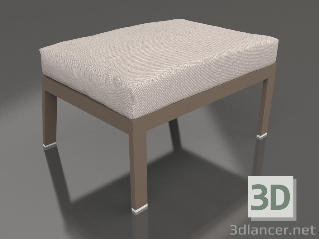 modello 3D Pouf per sedia (Bronzo) - anteprima