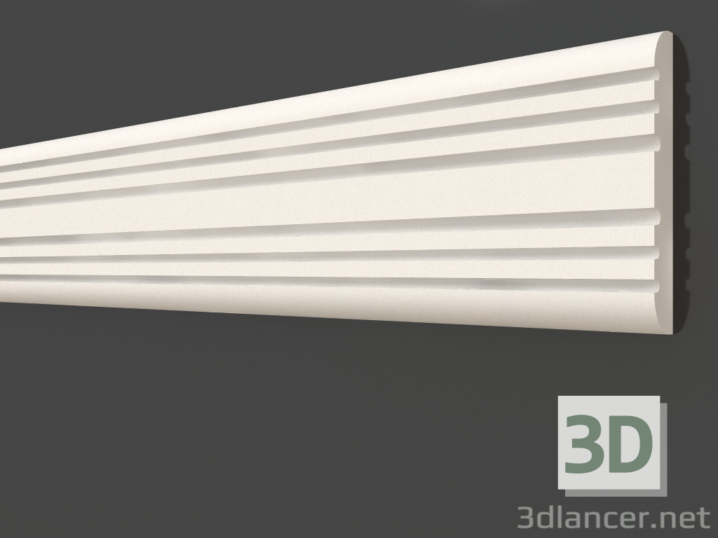 3d model Plaster molding LG 122 1 (70х11) - preview