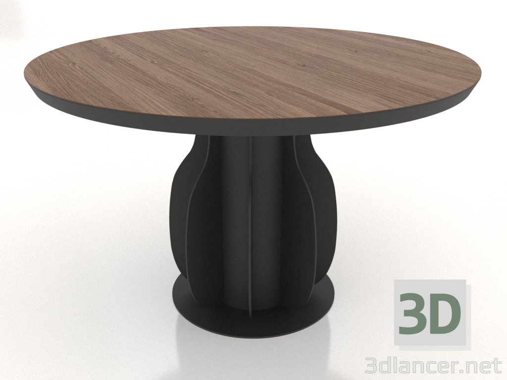 Modelo 3d Mesa de jantar Ø 1200 mm (nogueira clara) - preview