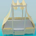 3d model Canopy bed - preview