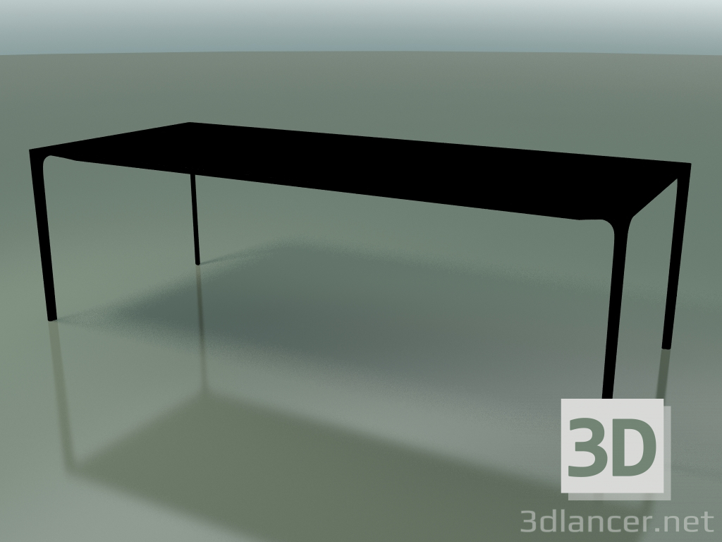 modello 3D Tavolo rettangolare 0806 (H 74 - 100x240 cm, laminato Fenix F02, V39) - anteprima