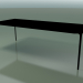 3D Modell Rechteckiger Tisch 0806 (H 74 - 100 x 240 cm, Laminat Fenix F02, V39) - Vorschau