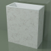 modello 3D Lavabo freestanding (03R146101, Carrara M01, L 72, P 36, H 85 cm) - anteprima