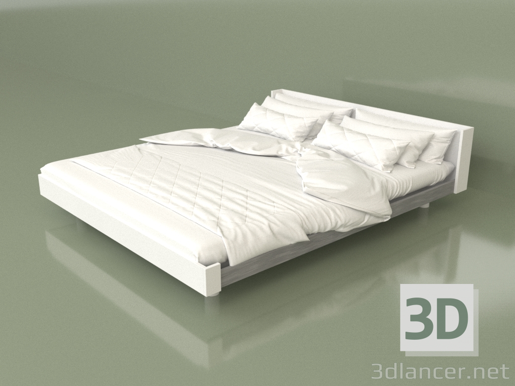 3D Modell Bett 1600x2000 (30322) - Vorschau