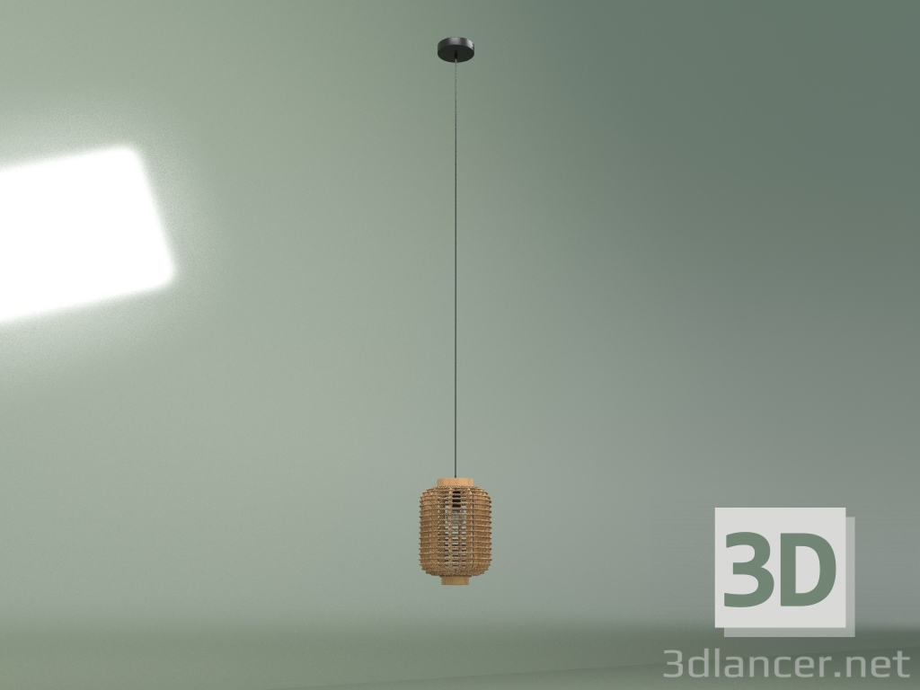 3D Modell Pendelleuchte Chinesische Laterne - Vorschau