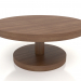 3 डी मॉडल कॉफी टेबल जेटी 022 (डी = 800x350, लकड़ी की भूरी रोशनी) - पूर्वावलोकन