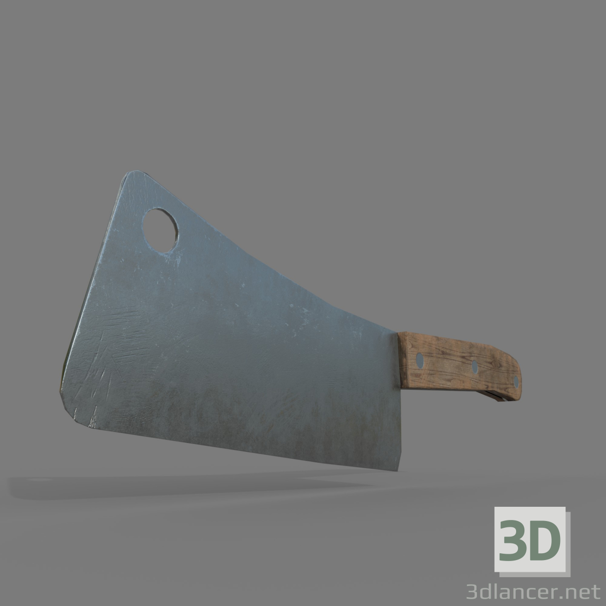 Сleaver 3D modelo Compro - render