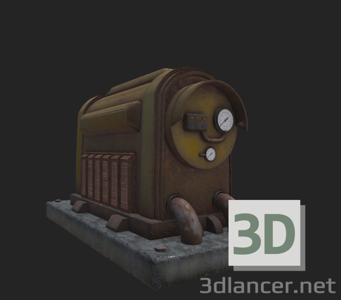 modello 3D di Generatore elettrico comprare - rendering