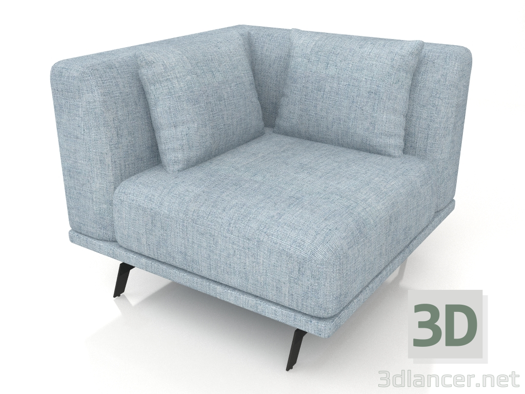 3d model Módulo sofá Galaxy 23 - vista previa