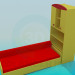 3D modeli Kabine ile kanepe - önizleme