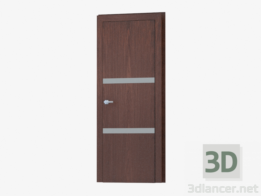 3d модель Двері міжкімнатні (04.30 silver mat) – превью