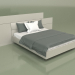 3d модель Ліжко двоспальне Lf 2016 (Попелястий) – превью