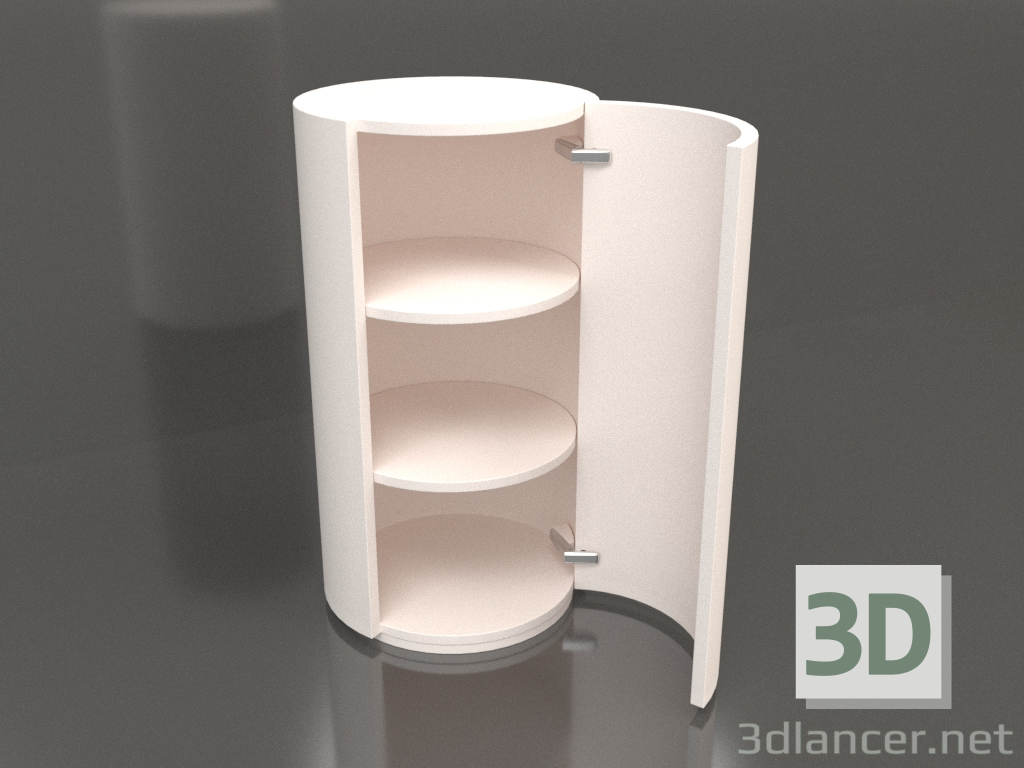 modèle 3D Armoire (avec porte ouverte) TM 09 (D=503х931, laiteux) - preview