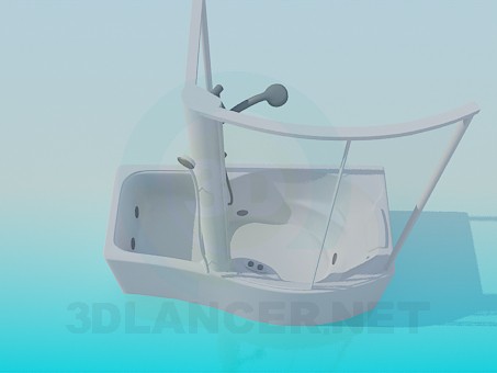 3D Modell Dusche - Vorschau