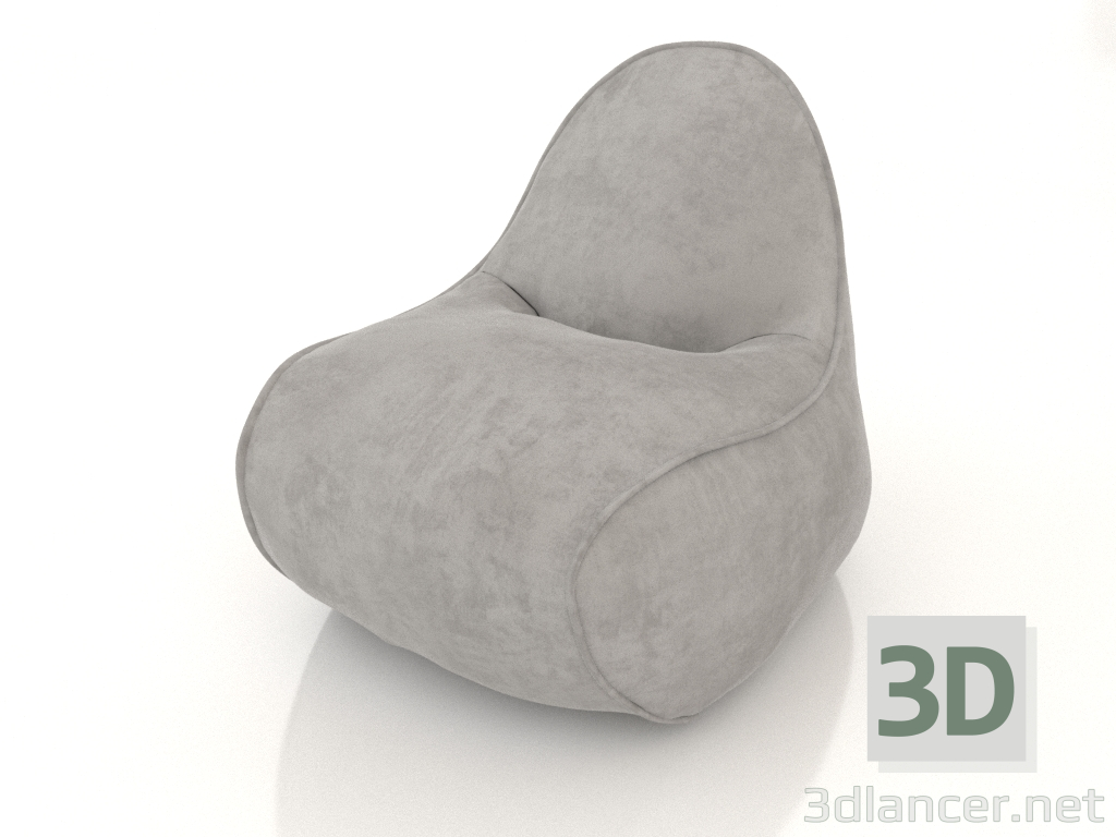3D modeli Puf Lagom (kumaş 3) - önizleme