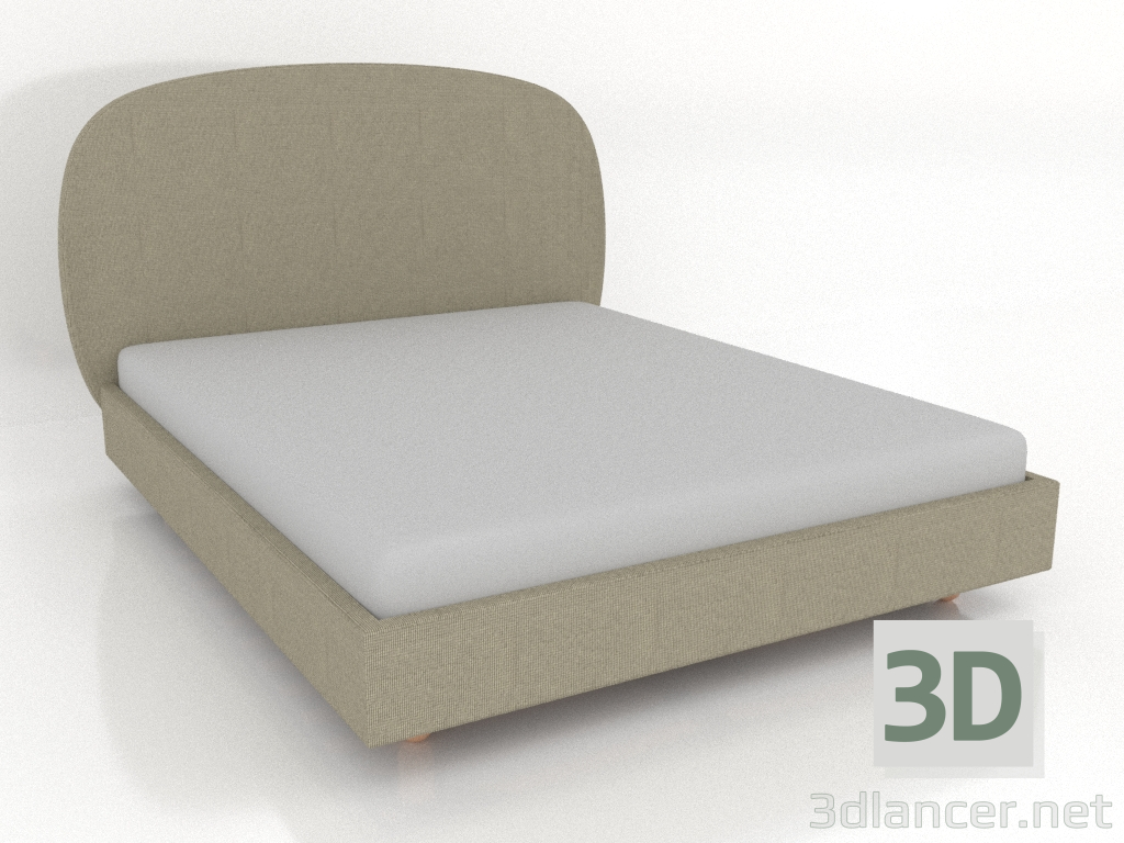 3D modeli Çift kişilik yatak YAL 1700x2100 mm - önizleme 3D modeli Çift kişilik yatak YAL 1700x2100 mm - önizleme