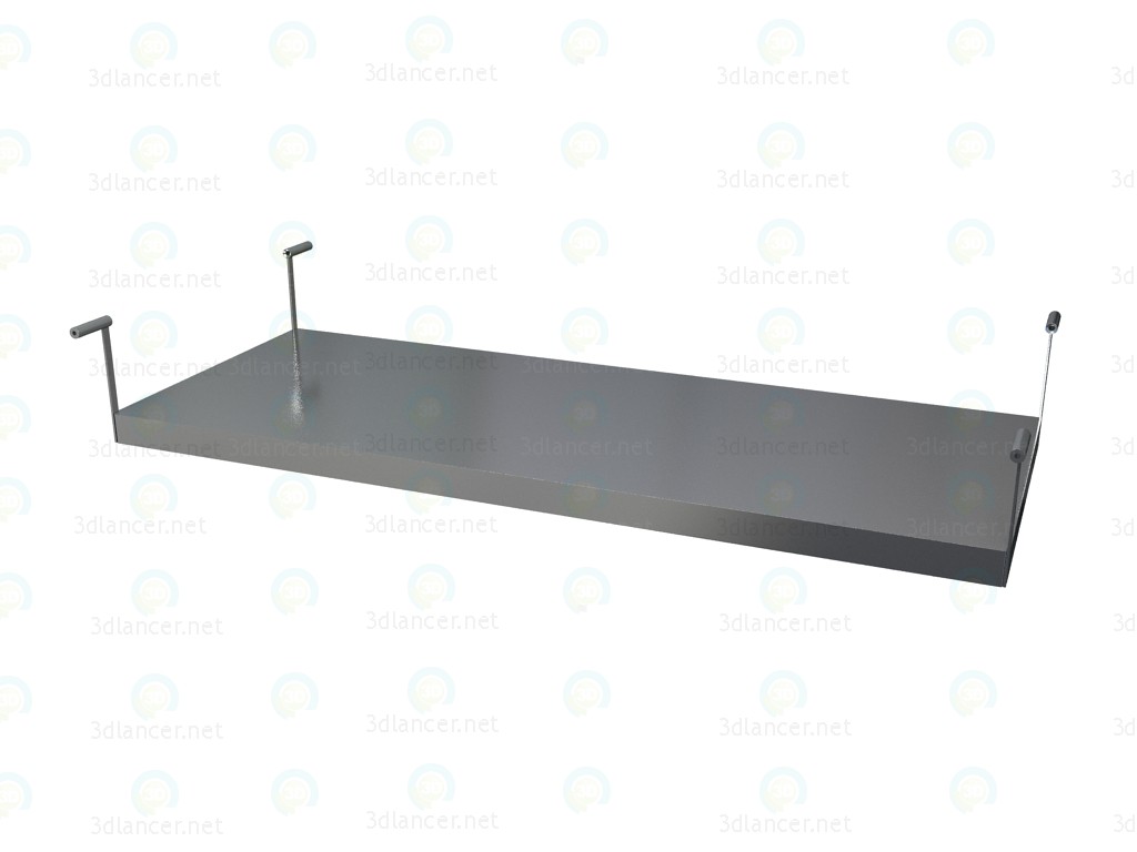 3d model Estante para la mesa 6 TBS170 - vista previa