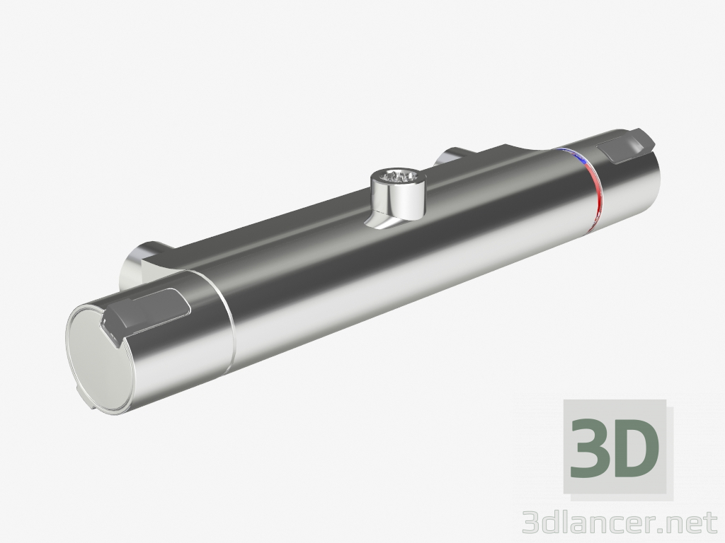 modello 3D Miscelatore doccia attacco doccia Cera T4 - anteprima