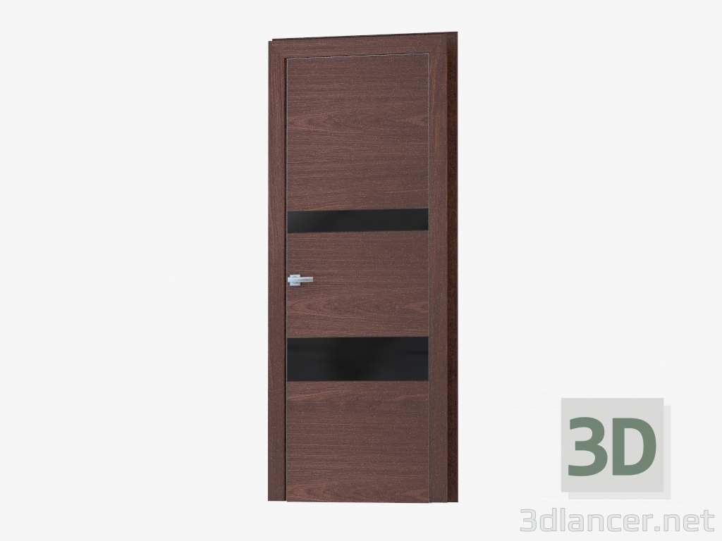 3d model Interroom door (04.31 black) - preview