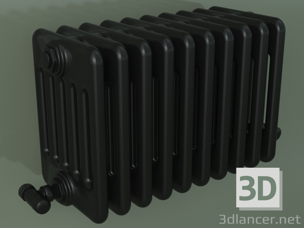 3d модель Трубчатый радиатор PILON (S4H 6 H302 10EL, черный) – превью