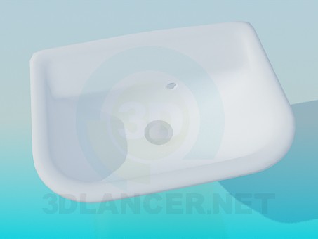 modelo 3D Lavabo de colgar - escuchar modelo 3D Lavabo de colgar - escuchar