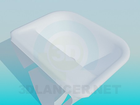 modelo 3D Lavabo de colgar - escuchar modelo 3D Lavabo de colgar - escuchar