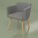 3D modeli Sandalye Wien (Beyaz meşe) - önizleme