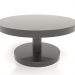 3 डी मॉडल कॉफी टेबल जेटी 022 (डी = 700x350, काला प्लास्टिक रंग) - पूर्वावलोकन