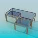 3d model Set of light tables - preview