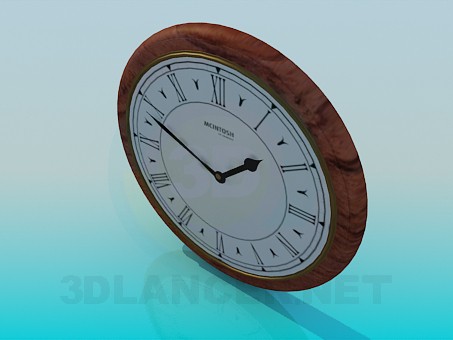 modelo 3D Reloj de pared - escuchar modelo 3D Reloj de pared - escuchar