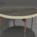 3d model Round coffee table Ø90x36 (Gold, DEKTON Radium) - preview