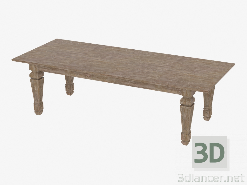 3D Modell Esstisch BASILDON OAK WOOD TABLE (8831.0006) - Vorschau
