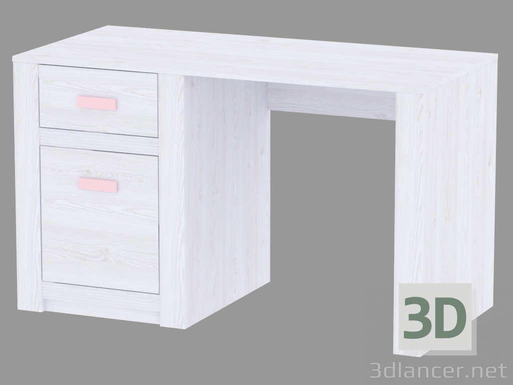 modello 3D Desk 1D-1S (TYPE LLOB01) - anteprima