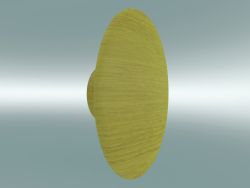 Крюк для одежды Dots Wood (Ø17 cm, Yellow)