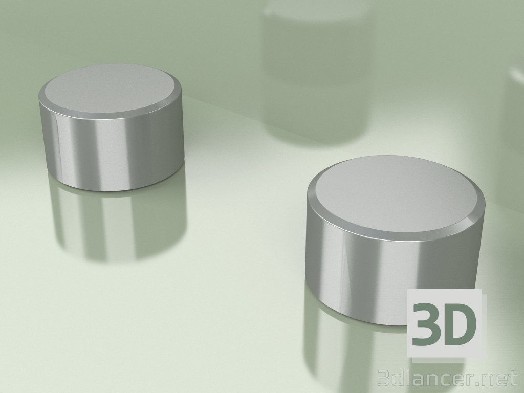 3D modeli 2 karıştırma kapatma vanası seti Ø 63 mm (16 51 V, AS) - önizleme