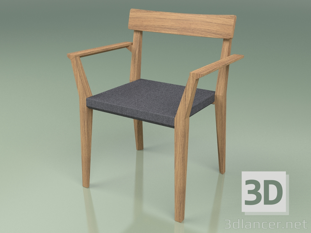 modèle 3D Chaise 172 (Batyline Gris) - preview