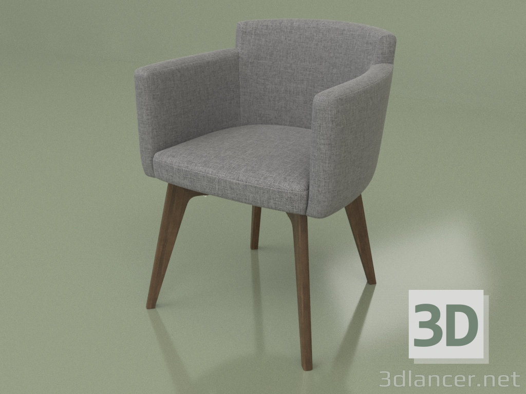 3d model Chair Wien (Walnut) - preview