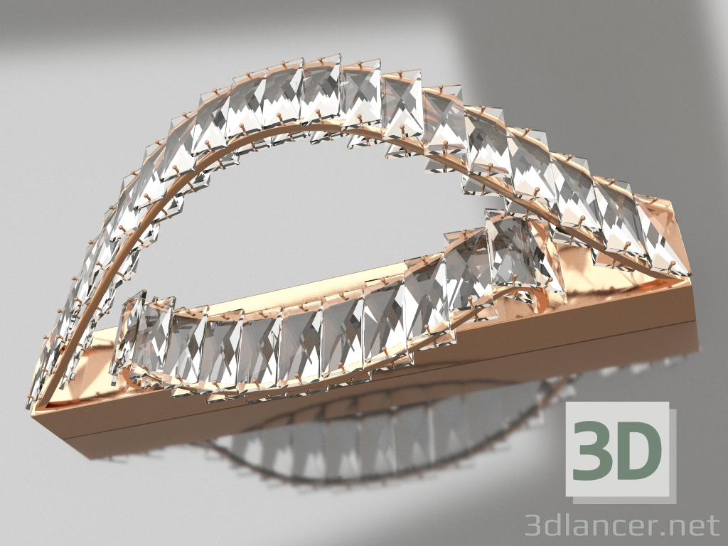 modello 3D Applique Lina oro (08049.33) - anteprima
