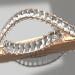 3D modeli Aplik Lina altın (08049.33) - önizleme