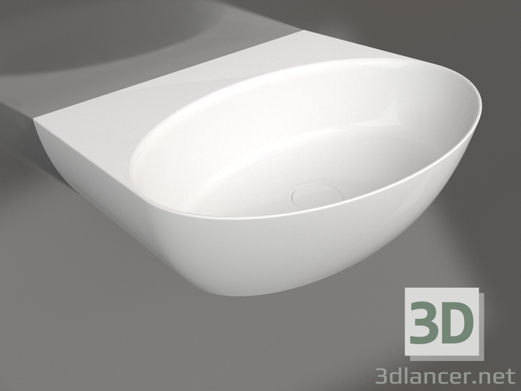 3D modeli Duvara monte lavabo ALDA WALL 02 - önizleme