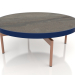 modèle 3D Table basse ronde Ø90x36 (Bleu nuit, DEKTON Radium) - preview