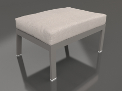 Pouf for a chair (Quartz gray)